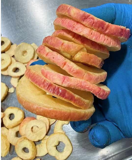 Freeze-Dried Fruits Freeze dried apple rings for private label fruit snacks