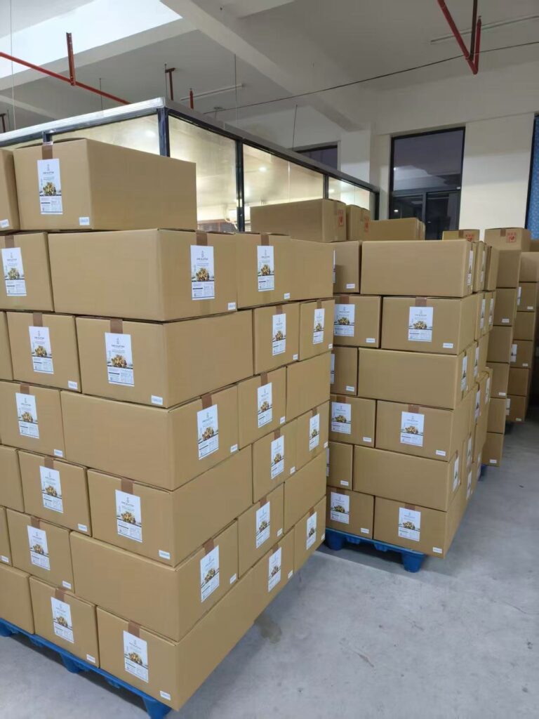 GlobalCrispy warehouse packed products for shipment GlobalCrispy warehouse packed products for shipment