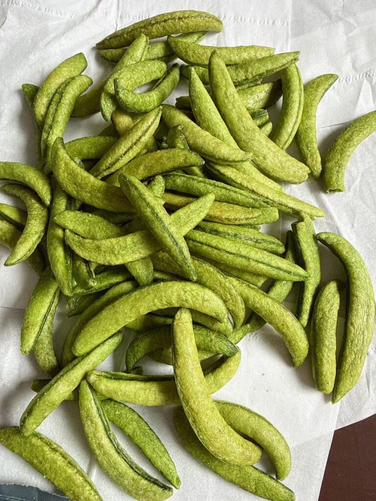 freeze dried vegetable ingredients snap peas