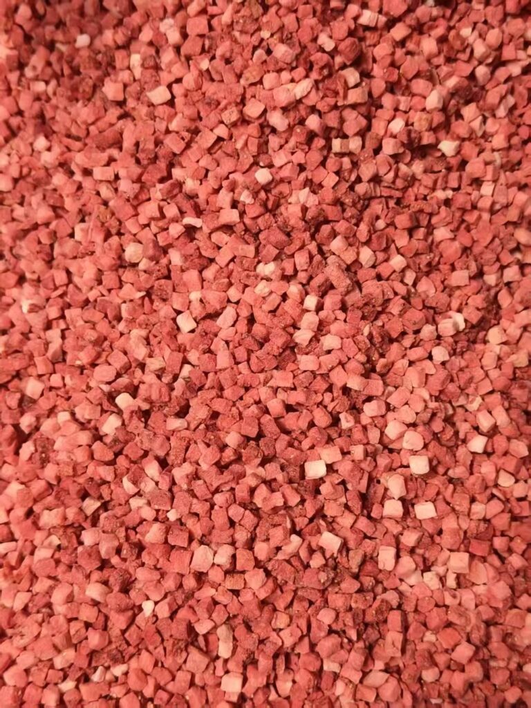 strawberry cubes