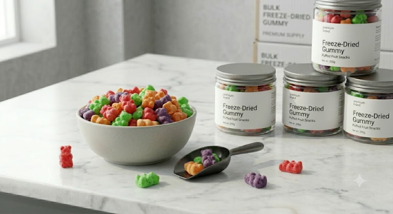 freeze dried gummy candy supplier