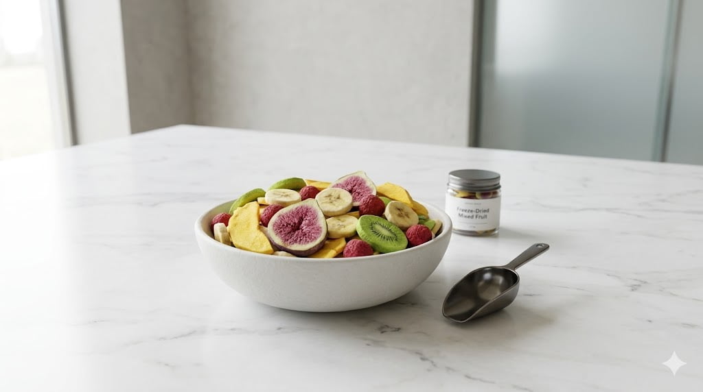 freeze dried fruit manufacturer mixed fruit chips