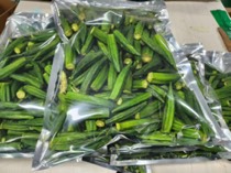 okra chips vegetable snack supplier